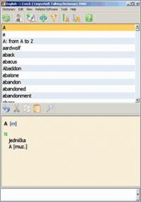 Česko-anglický oboustranný slovník Linvosoft 2008