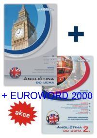 EDDICA Angličtina do ucha 1 a 2 díl + Euroword angličtina 2000 slov